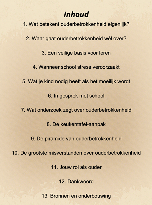 e-book ouderbetrokkenheid